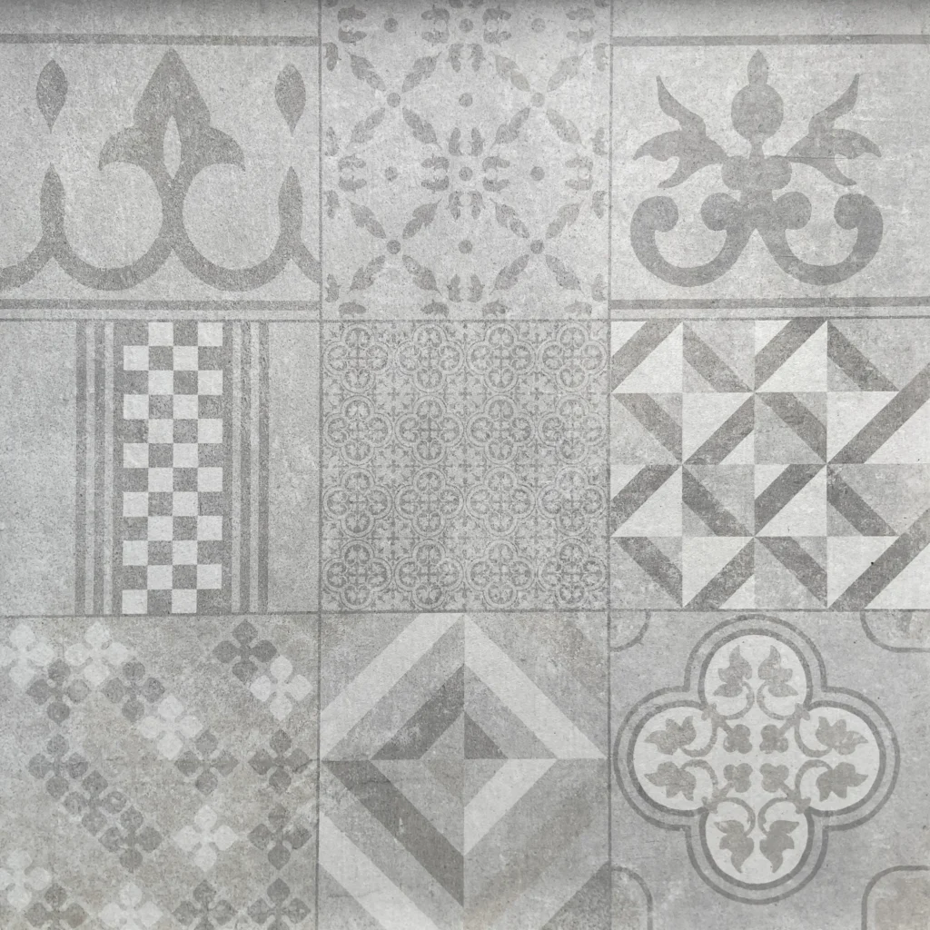 Ceramiton Titan 60x60x4cm Mosaïc Silver