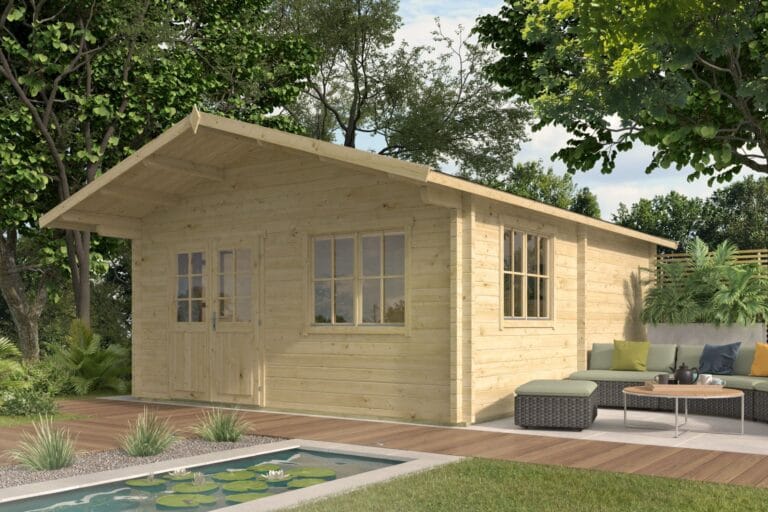 Blokhut - Tuinhuis Niedersachsen | 70 mm | vuren onbehandeld