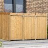 Containerberging vuren groen geïmpregneerd Triple B213 x D80 x H116,5 cm