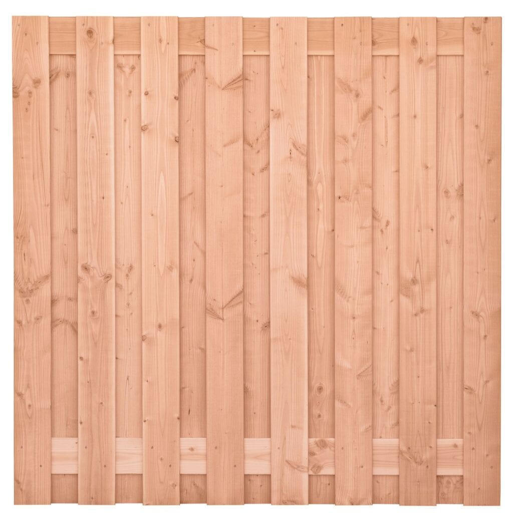Tuinscherm Douglas, geschaafd, 17-planks (15 + 2) Zillertal 180 x 180 cm