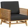 Teak loungeset Riverside fauteuil incl. kusses Teak loungeset Riverside fauteuil incl. kusses