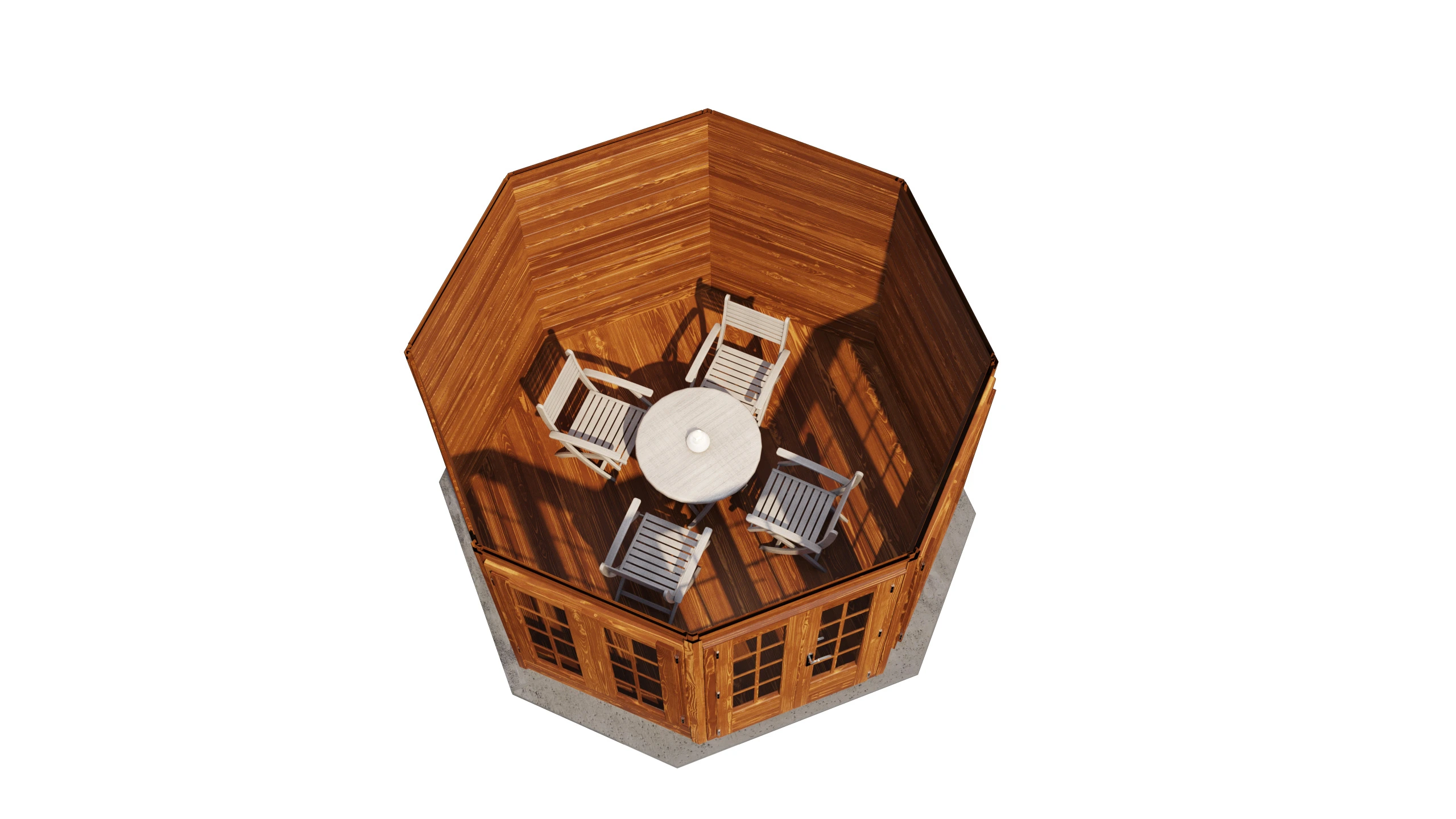 Prima Tuinhuis Drachten Ø300 cm – Achtkant – 28 mm – Onbehandeld – Inclusief SHINGLES Prima Tuinhuis Drachten Ø300 cm – Achtkant – 28 mm – Onbehandeld – Inclusief SHINGLES