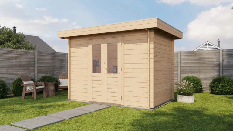 Blokhut Nijmegen 300×200 cm – Onbehandeld