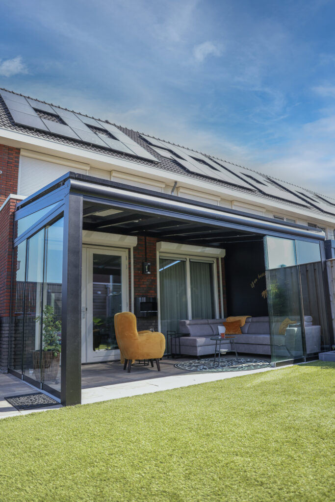 aluminium veranda 506x300 cm