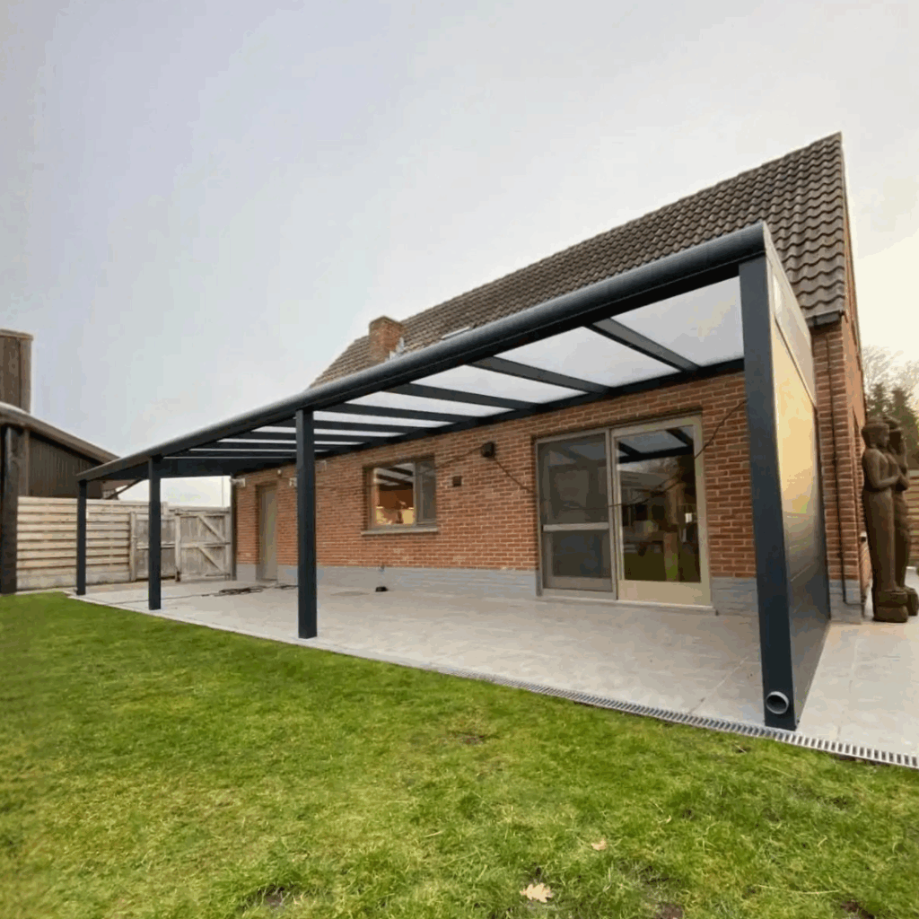 aluminium veranda 1206x250cm