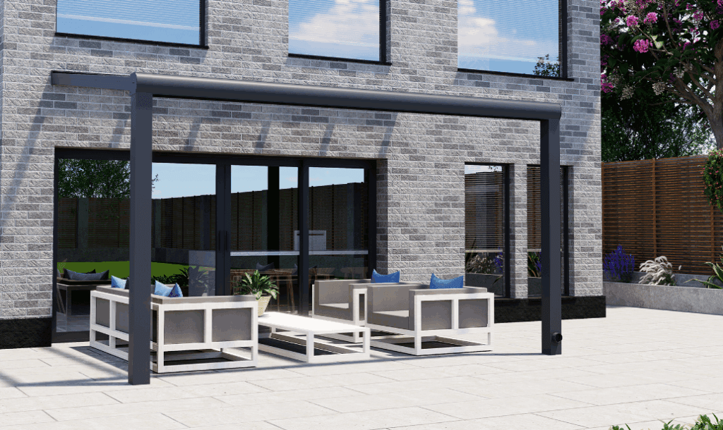 Aluminium Veranda 306x300 cm – Sterk, stijlvol en onderhoudsarm