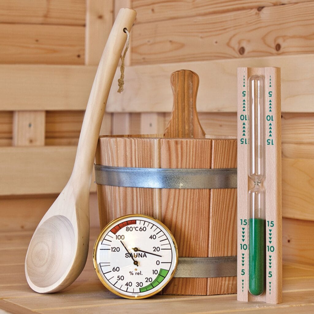 sauna accessoire set