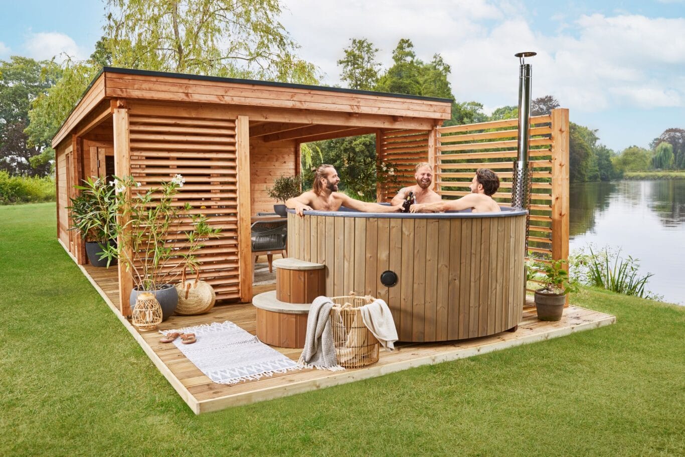 hottub deluxe ø200 cm thermowood